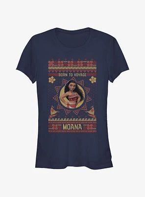 Disney Moana Ugly Holiday Girls T-Shirt