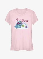 Disney Pixar Monsters Inc. Let It Snow Girls T-Shirt