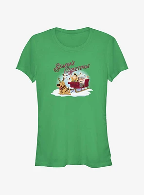 Disney Pixar Up Seasons Greetings Girls T-Shirt