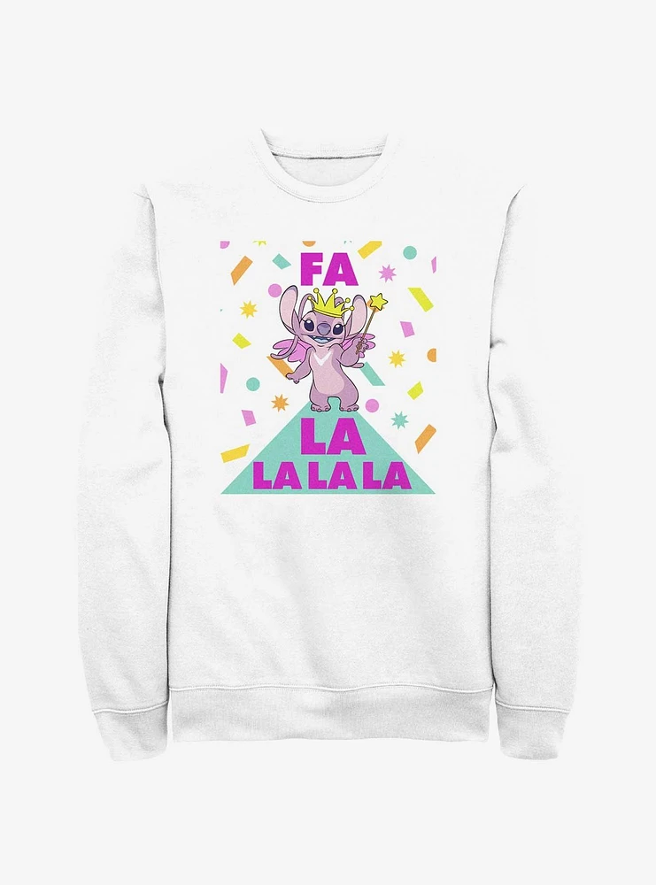 Disney Lilo & Stitch Fa La Angel Sweatshirt