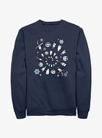 Disney The Nightmare Before Christmas Boogie's Boys Winter Swirl Sweatshirt