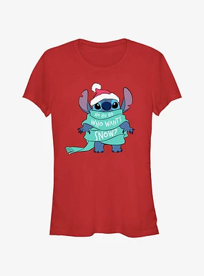 Disney Lilo & Stitch Who Wants Snow Girls T-Shirt
