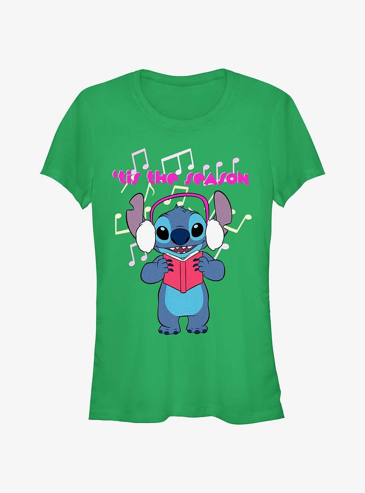 Disney Lilo & Stitch 'Tis The Season Girls T-Shirt