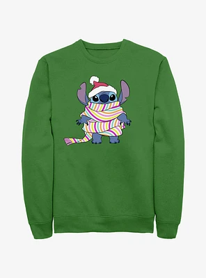 Disney Lilo & Stitch Wrapped a Scarf Sweatshirt
