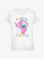 Disney Lilo & Stitch Kissmas Angel Girls T-Shirt