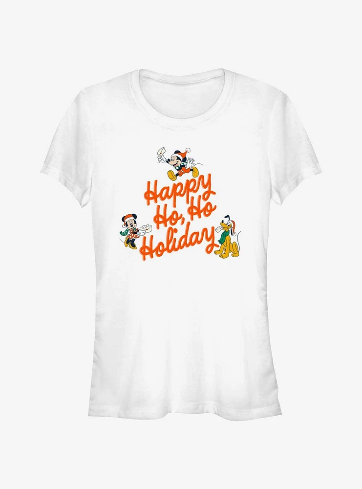 Disney Mickey Mouse Happy Ho Holiday Girls T-Shirt