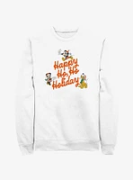 Disney Mickey Mouse Happy Ho Holiday Sweatshirt