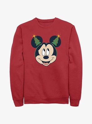 Disney Mickey Mouse Christmas Tree Ears Sweatshirt