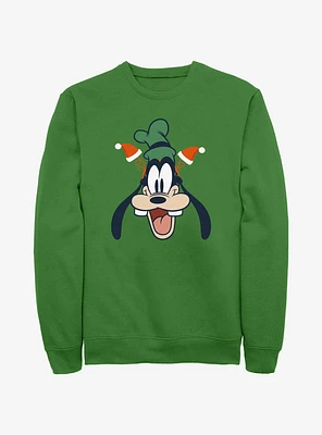 Disney Goofy Santa Hats Sweatshirt