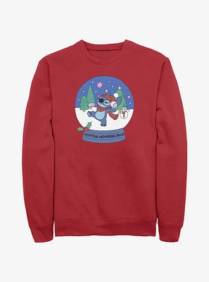 Disney Lilo & Stitch Winter Wonderland Snowglobe Sweatshirt