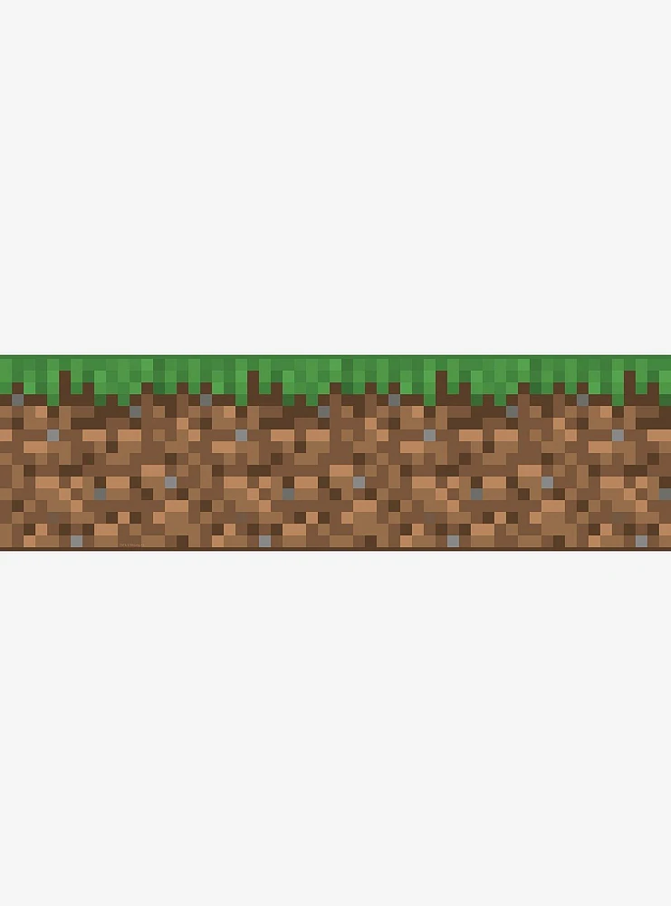 Minecraft Iconic Grass Peel and Stick Wallpaper Border