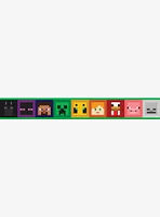 Minecraft Iconic Faces Peel and Stick Wallpaper Border