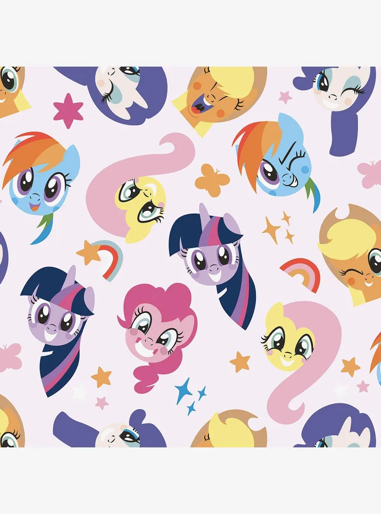 My Little Pony Toss Peel and Stick Wallpaper