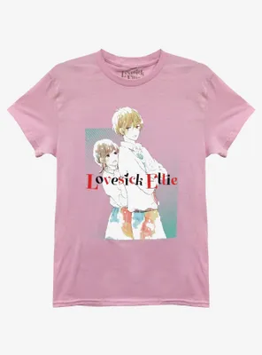 Lovesick Ellie Manga Cover Boyfriend Fit Girls T-Shirt
