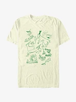 Dr. Seuss Green Eggs And Ham Icons T-Shirt