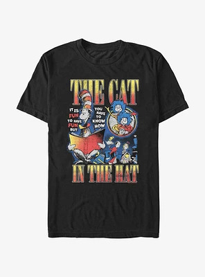 Dr. Seuss The Cat Hat Reading T-Shirt