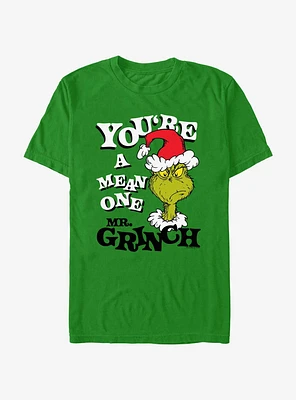 Dr. Seuss You're A Mean One Mr. Grinch T-Shirt