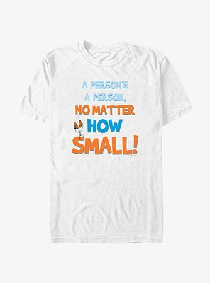 Dr. Seuss A Perosn's Person No Matter How Small T-Shirt