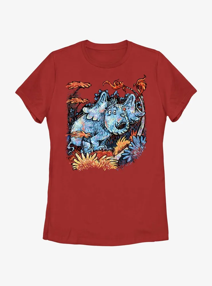 Dr. Seuss Horton Hears A Who Painting Womens T-Shirt