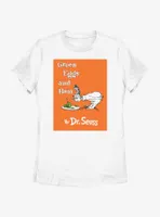 Dr. Seuss Green Eggs and Ham Book Cover Womens T-Shirt