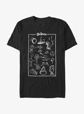Dr. Seuss Collection Poster T-Shirt