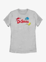 Dr. Seuss Fish Logo Womens T-Shirt