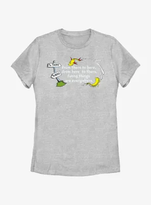 Dr. Seuss From Here To Everywhere Womens T-Shirt