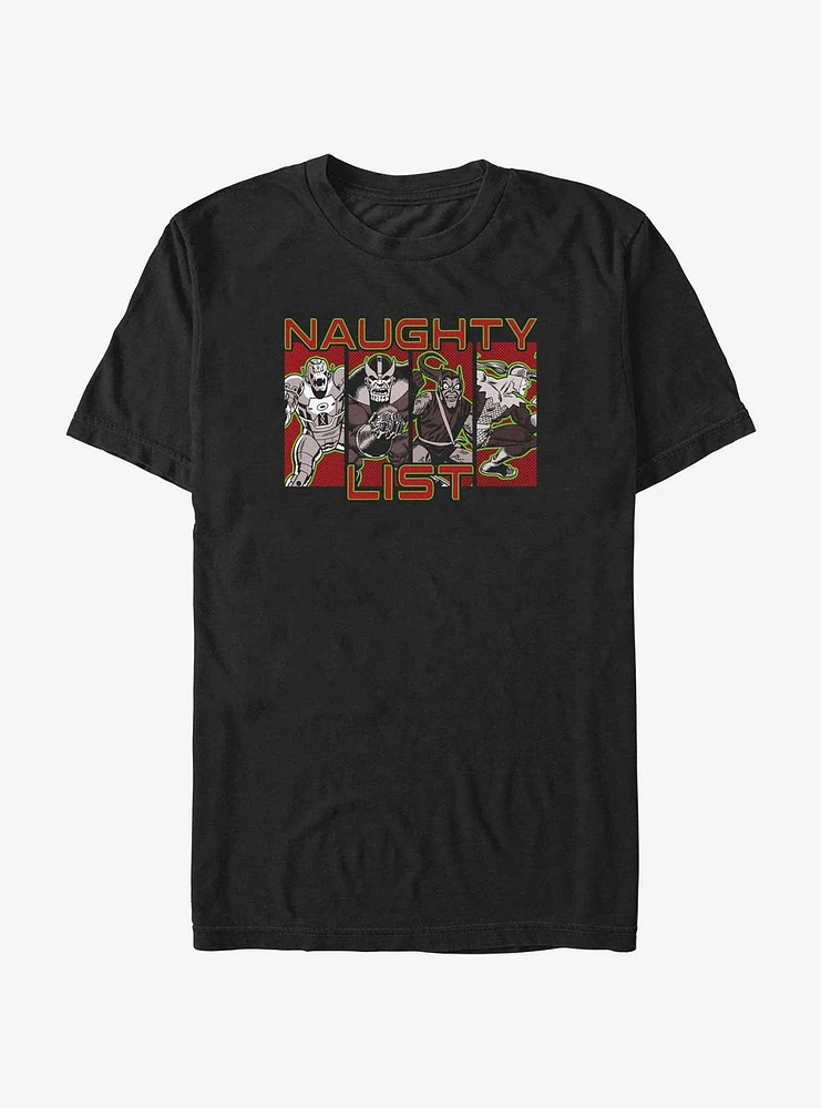 Marvel Naughty List Coal Squad T-Shirt