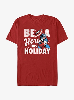 Marvel Captain America Holiday Hero T-Shirt