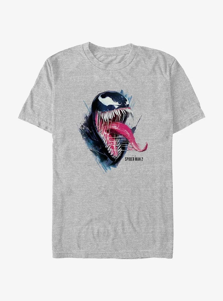 Marvel Spider-Man 2 Game Venom Profile T-Shirt