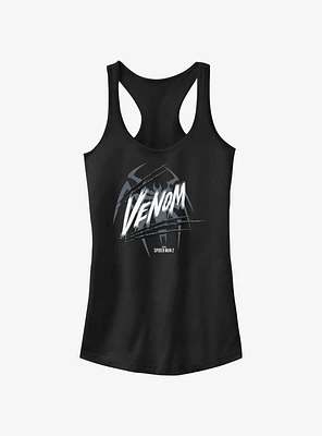 Marvel Spider-Man 2 Game Venom Logo Girls Tank