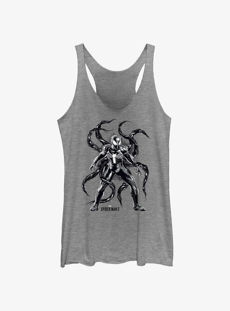 Marvel Spider-Man 2 Game Venom Tentacles Girls Tank