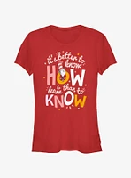 Dr. Seuss Cat The Know How To Learn Girls T-Shirt