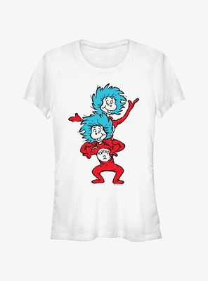 Dr. Seuss Thing 1 2 Girls T-Shirt