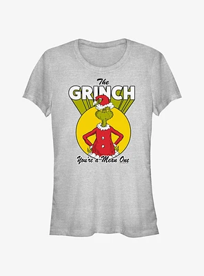 Dr. Seuss The Grinch You're A Mean One Girls T-Shirt