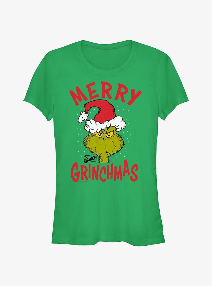 Dr. Seuss Merry Grinchmas Girls T-Shirt