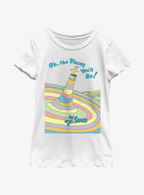Dr. Seuss Oh The Places You'll Go Youth Girls T-Shirt