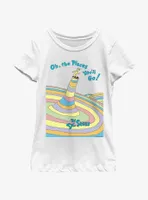 Dr. Seuss Oh The Places You'll Go Youth Girls T-Shirt