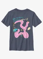 Dr. Seuss Journeying The Places You'll Go Youth T-Shirt