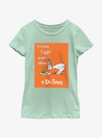 Dr. Seuss Green Eggs and Ham Book Cover Youth Girls T-Shirt