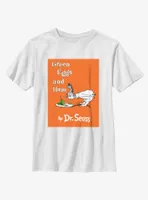 Dr. Seuss Green Eggs and Ham Book Cover Youth T-Shirt