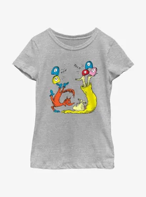 Dr. Seuss Tick Tock Fox Youth Girls T-Shirt