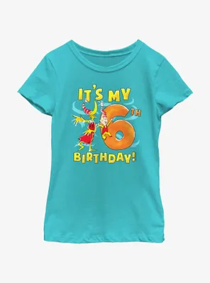 Dr. Seuss It's My 6th Birthday Youth Girls T-Shirt