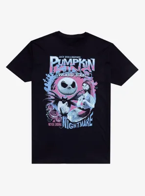 The Nightmare Before Christmas Pumpkin King World Tour Boyfriend Fit Girls T-Shirt