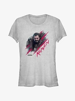 Marvel Spider-Man 2 Game Kraven Scratch Portrait Girls T-Shirt