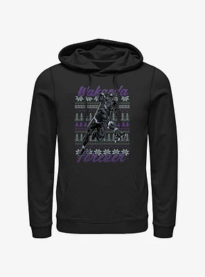 Marvel Black Panther Ugly Holiday Hoodie
