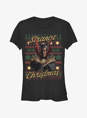 Marvel Doctor Strange Ugly Christmas Girls T-Shirt