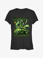 Marvel Loki Naughty Or Mischievous Girls T-Shirt