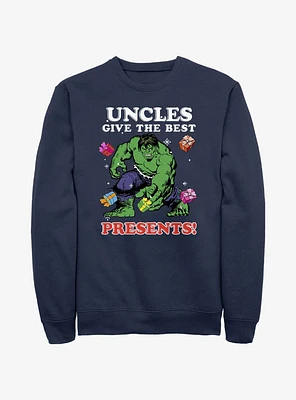 Marvel The Hulk Uncles Give Best Presents Sweatshirt