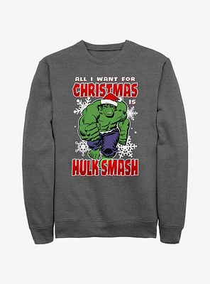 Marvel The Hulk Christmas Smash Sweatshirt